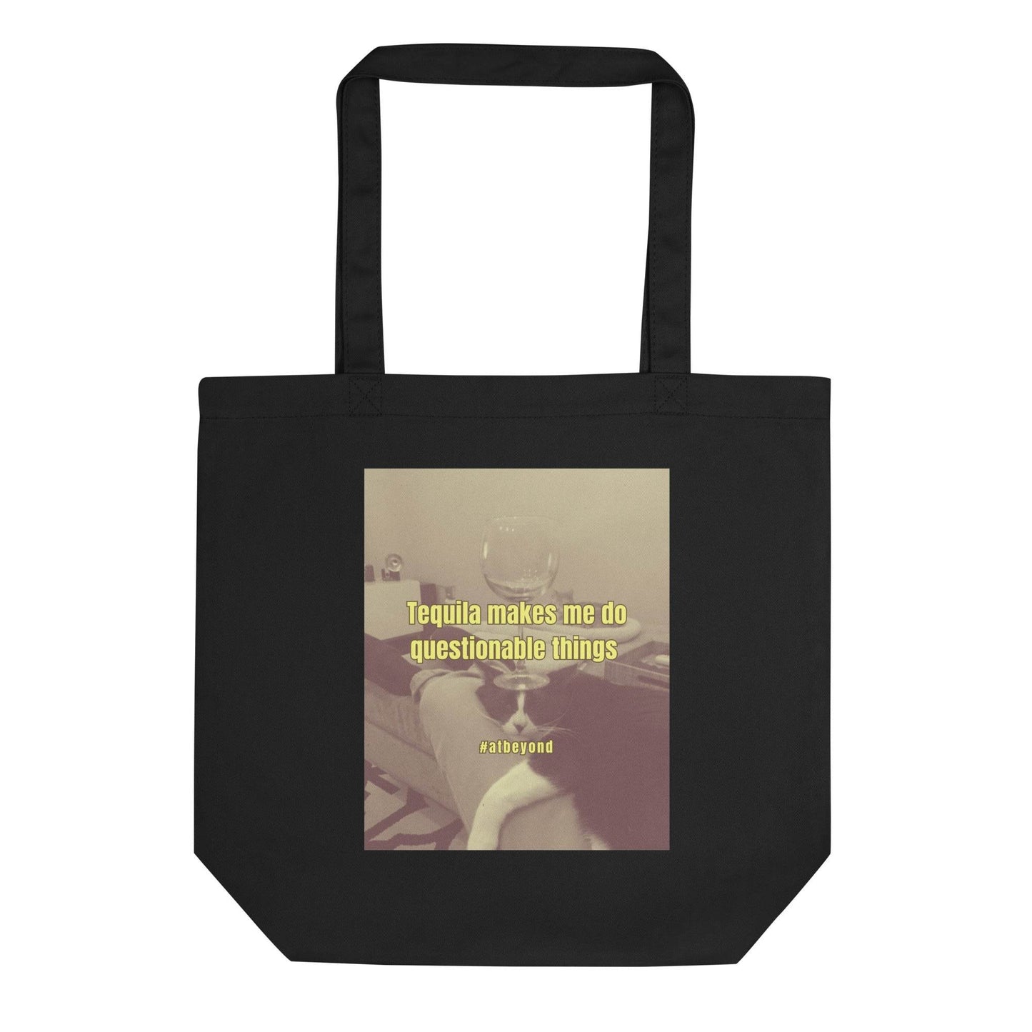 Tote Bag Cat with Tequila - AtBeyond
